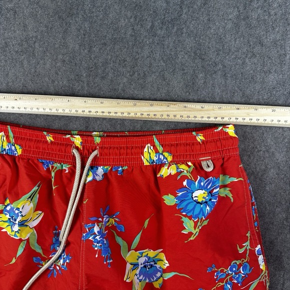 Polo Ralph Lauren Swim Trunks Mens 2XL 6"‎ Swimwear Floral Aloha Hawaiian Shorts - Picture 12 of 15